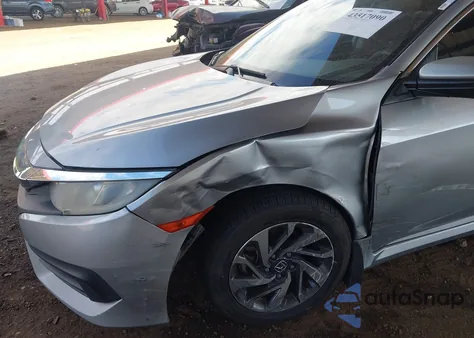 2016 Honda Civic Ex from USA, damaged, VIN 19XFC2F70GE012376